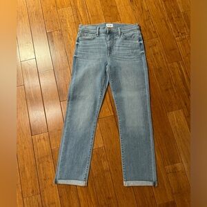 Hudson Blair High rise straight crop size 28
